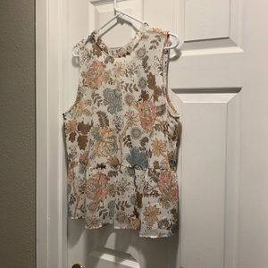 Flowy Peplum Blouse